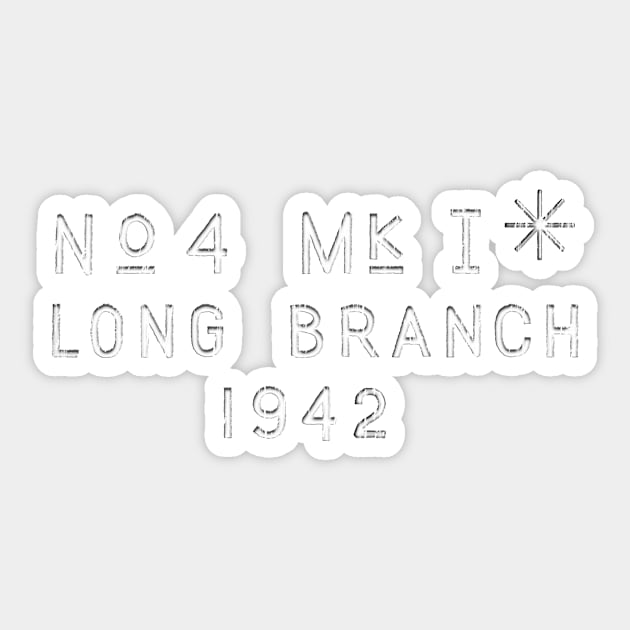 Distressed Long Branch Sticker by Boatswain